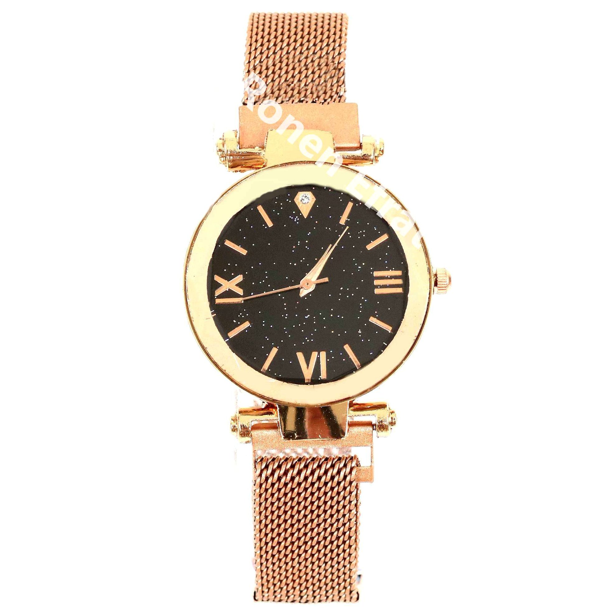 A stunning jewel watch in rose gold color with a fashionable look