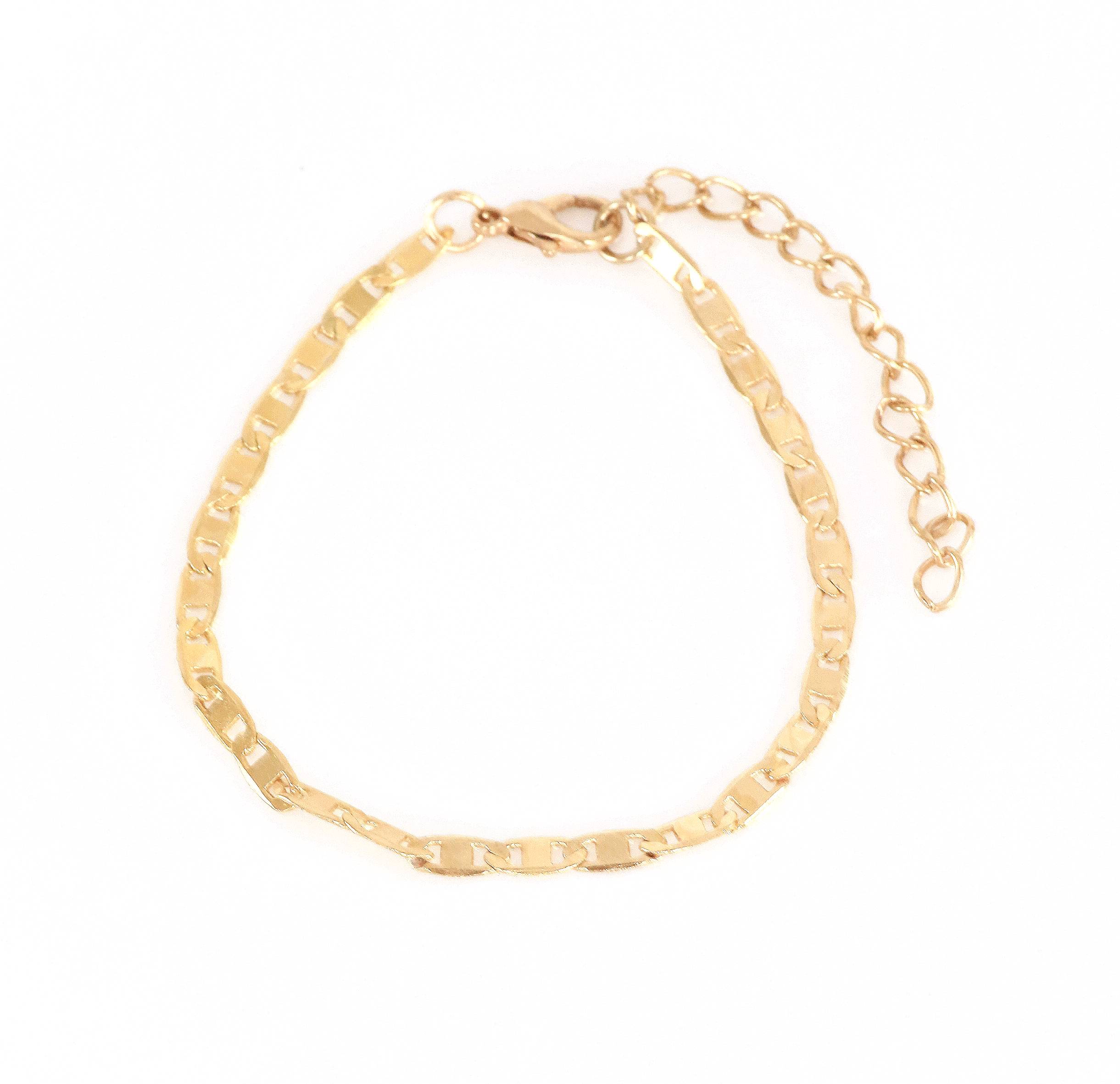 צמיד לולאות יפיפה בגוון זהב (#102) – תמונה 2