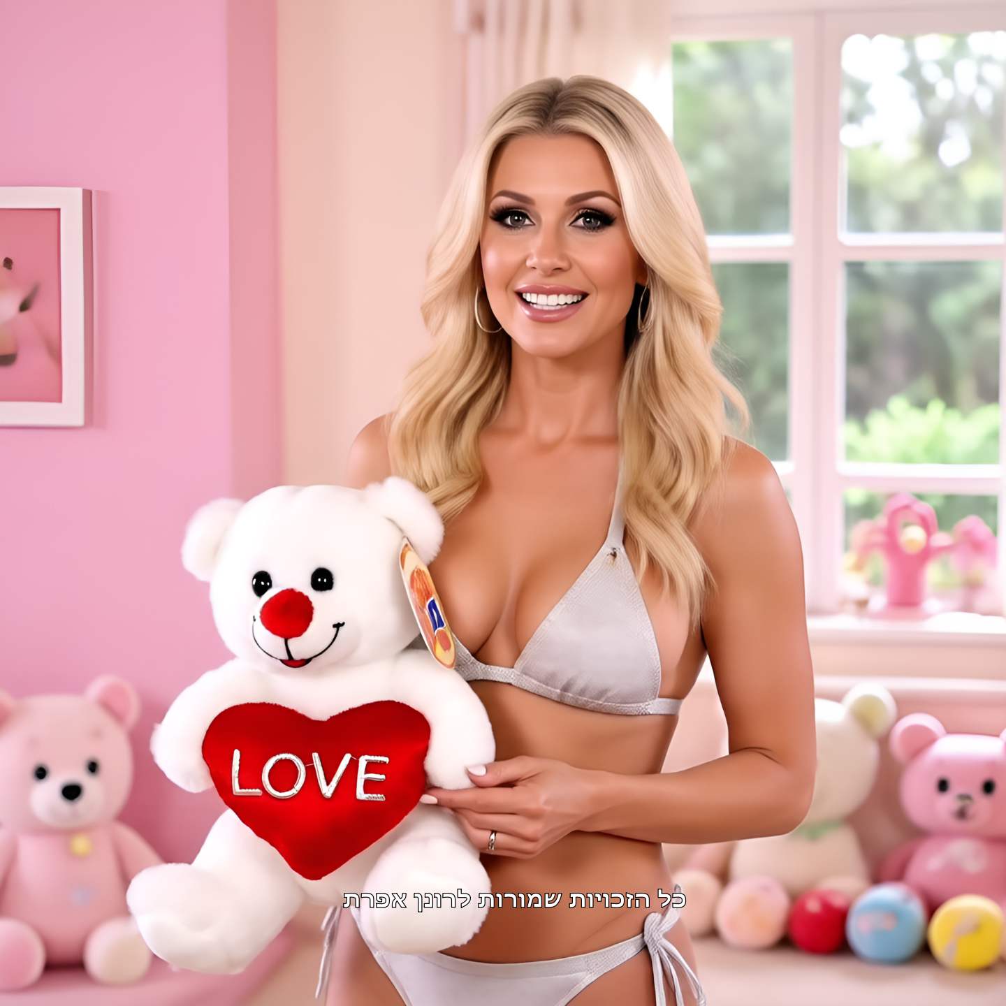 דובון Love בגודל 18 ס''מ